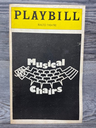 Musical chairs playbill - chairs,, may