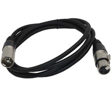 HQRP 6ft 3pin XLR M to XLR F