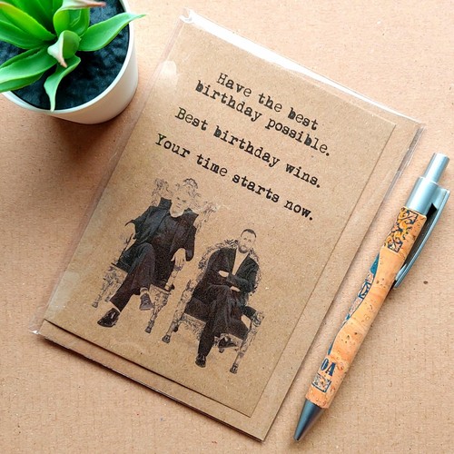 Funny taskmaster birthday card - taskmaster,