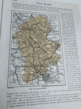 1923: Map Of Staffordshire