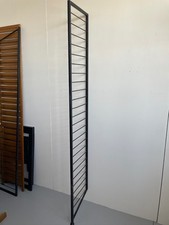 200cm x 35cm black metal staples ladderax ladder tall one foot 2 metre (12E)