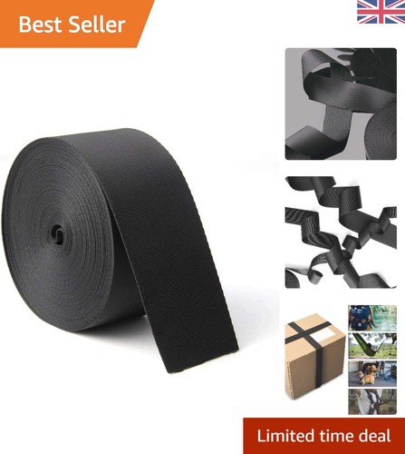Heavy duty black nylon - duty, webbing