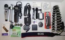 Mixed Lot Camera Accessories, Remote Cables, Mini Tripods Etc