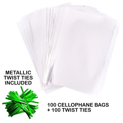 100 clear cellophane sweet - 100,