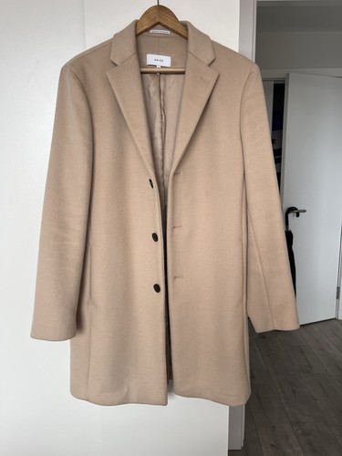 Men wool overcoat - men's, size