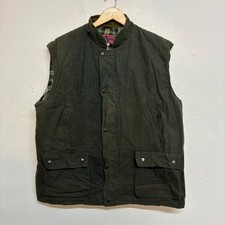 Vintage Wax Gilet Mens XL