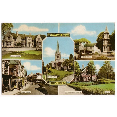 Rushden multiview postcard - multiview,