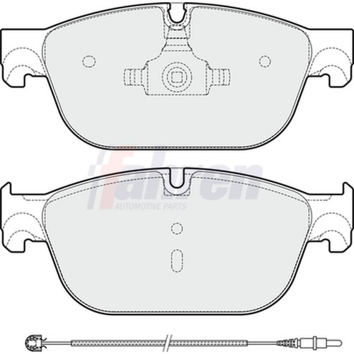 Brake pads set for - brake, peugeot