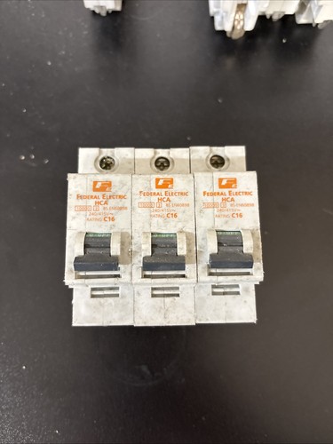 Federal electric mcb - federal, amp