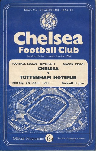 Chelsea tottenham 1960 1961 - tottenham, 1960/1961