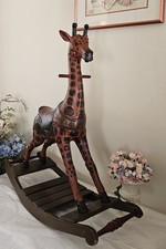 Vintage Hand-Carved Wooden