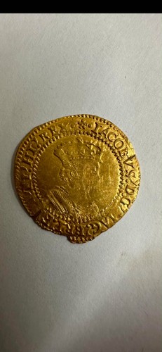 James hammered gold crown - hammered,