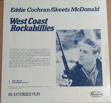 EDDIE COCHRAN WITH SKEETS MCDONALD. ROCKSTAR EP
