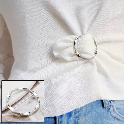 5pcs metal round circle clip - metal,