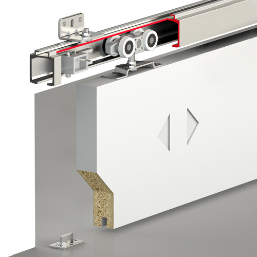 Top hung sliding door 80kg - hung,