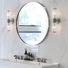 Round Bathroom Mirror Wall