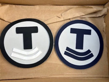 2 x Talamex Inflatable boat/ RIB PVC stick on Round decals  Black and blue