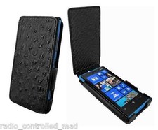 NEW Piel Frama iMagnum Leather Case for Nokia Lumia 920 - Ostrich Black RRP £110