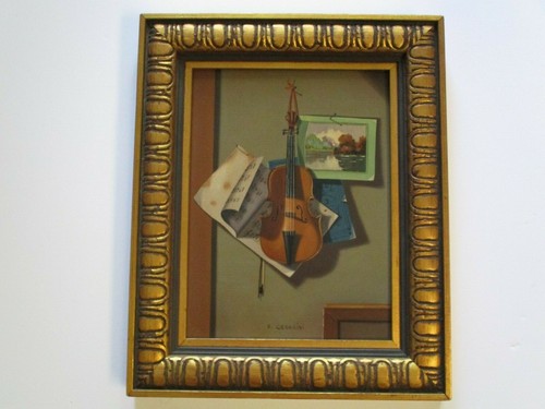 Vintage oil painting - painting, listed