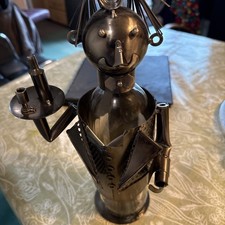 Metal Bottle Wine Holder Waiter Ornament Decor Kitchen Gift Novelty.