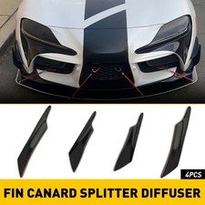 Glossy Black 4pcs Car Bumper
