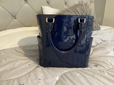 Blue Patent Leather LK Bennett Handbag