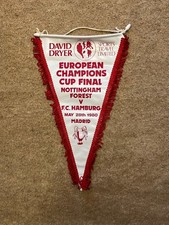 Nottingham Forest European Cup 79/80 - 1980 Final Pennant 