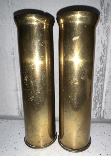 Pair brass trench - trench, art