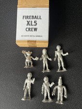Fireball XL5 white metal figures