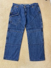 Hornee Men's Motorcycle jeans W40 L30, made with Kevlar protection Denim