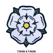 Yorkshire Rose White Iron Sew
