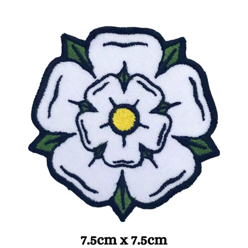 Yorkshire rose white - rose, sew