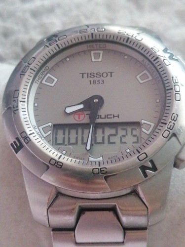 Tissot touch titanium watch - t,