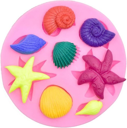 Silicone seashells mould - seashells, cell
