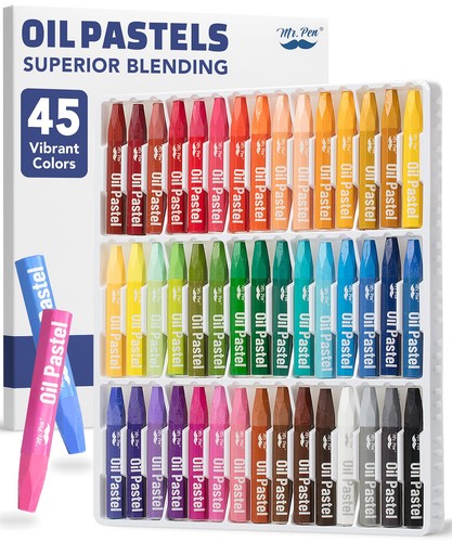 Pen oil pastels - oil,