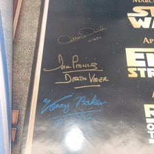 Join the Celebration Star Wars Trilogy film poster memorabilia. Orig special ed.