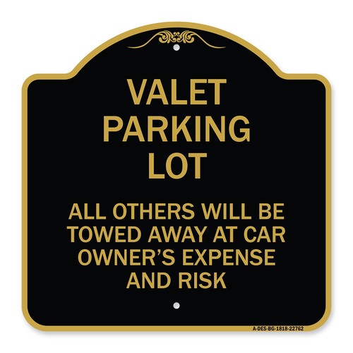 Valet parking only - valet, all
