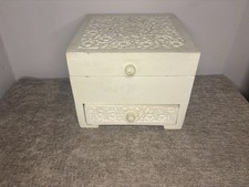 Vintage white wooden hand
