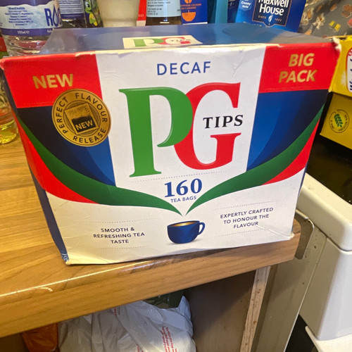 Tips decaf tea - tips, big