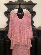 Ann Balon 3XL/4XL Italian Lace Mother Of The Bride 3 Piece Outfit Size 22 24 26