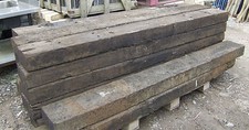 Reclaimed Graded Railway Sleepers Timber Wood 8ft 6" Long Ideal For The Garden