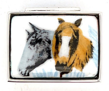 Two Horse Heads Pill Box 925