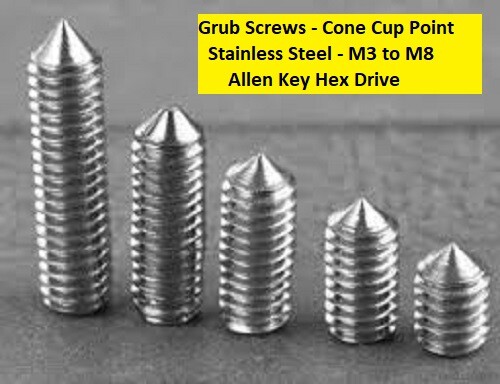 Grub screws allen key - key, socket