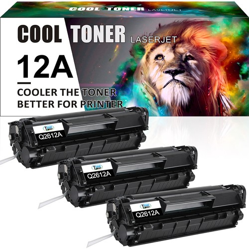 Toner cartridge fits - 3, hp