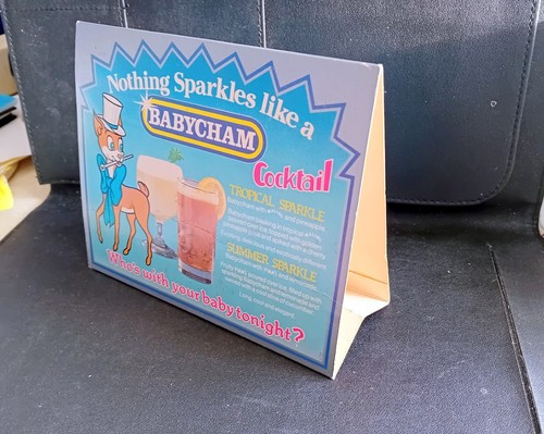 Babycham rare display tent - rare,