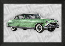 1953 Hudson Hornet Framed Wall