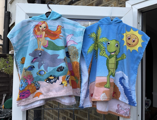 Kids blue hooded - hooded, cotton