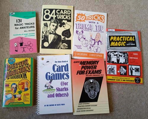 Vintage magic books job - books, lot