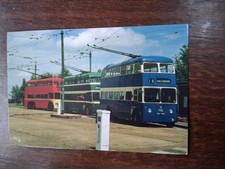 Bradford 735 Nottingham 493 Huddersfield 631 Buses At Sandtoft Square Postcard