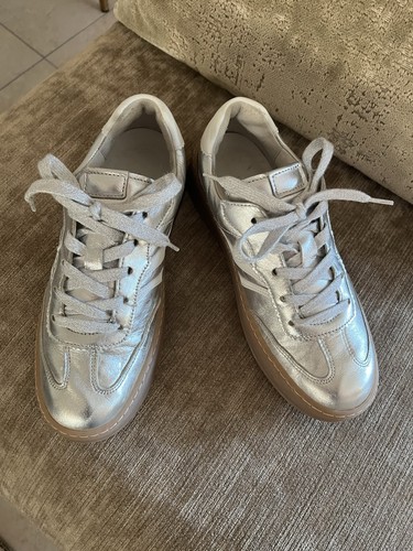 Women leather gabor silver - leather,